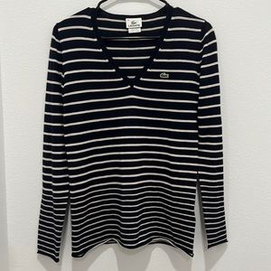 Ladies V-neck sweatshirt